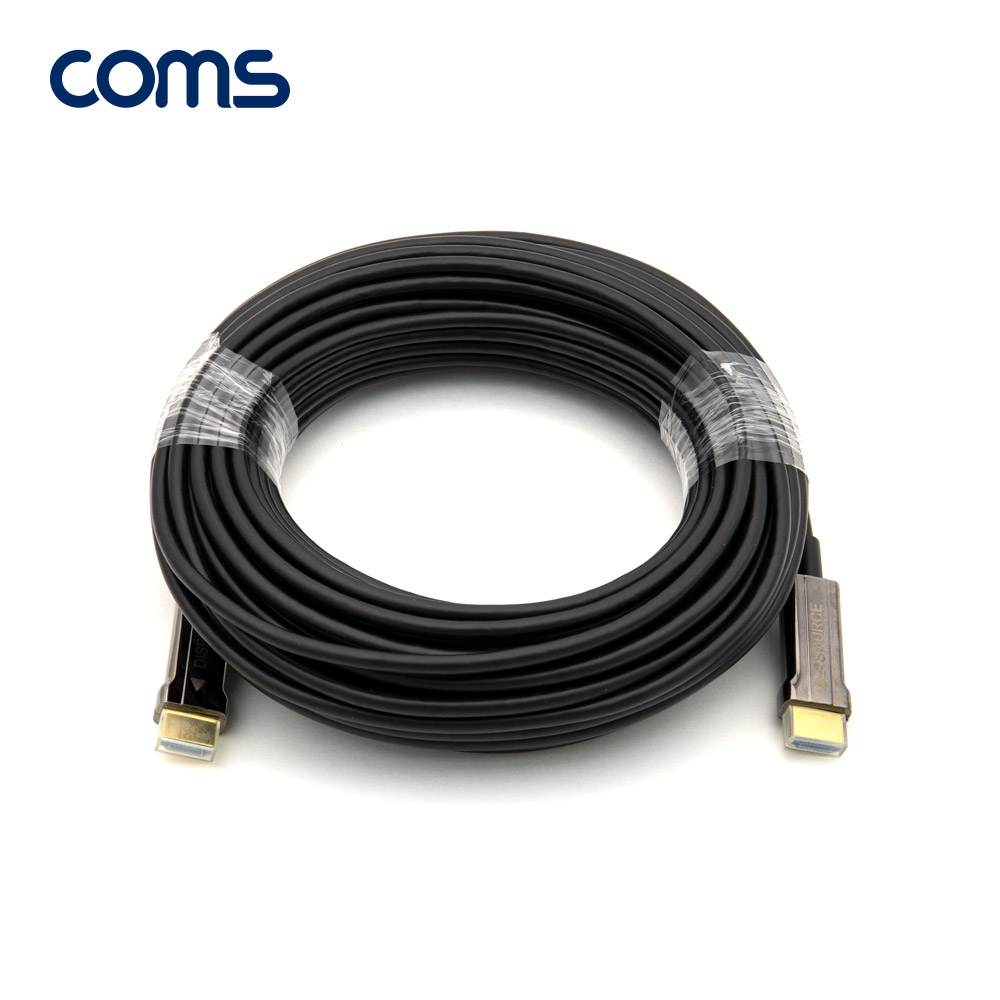 Coms HDMI 2.1 리피터 광케이블 20M / 8K@60Hz, 최대 4K@120Hz / ARC 기능 지원