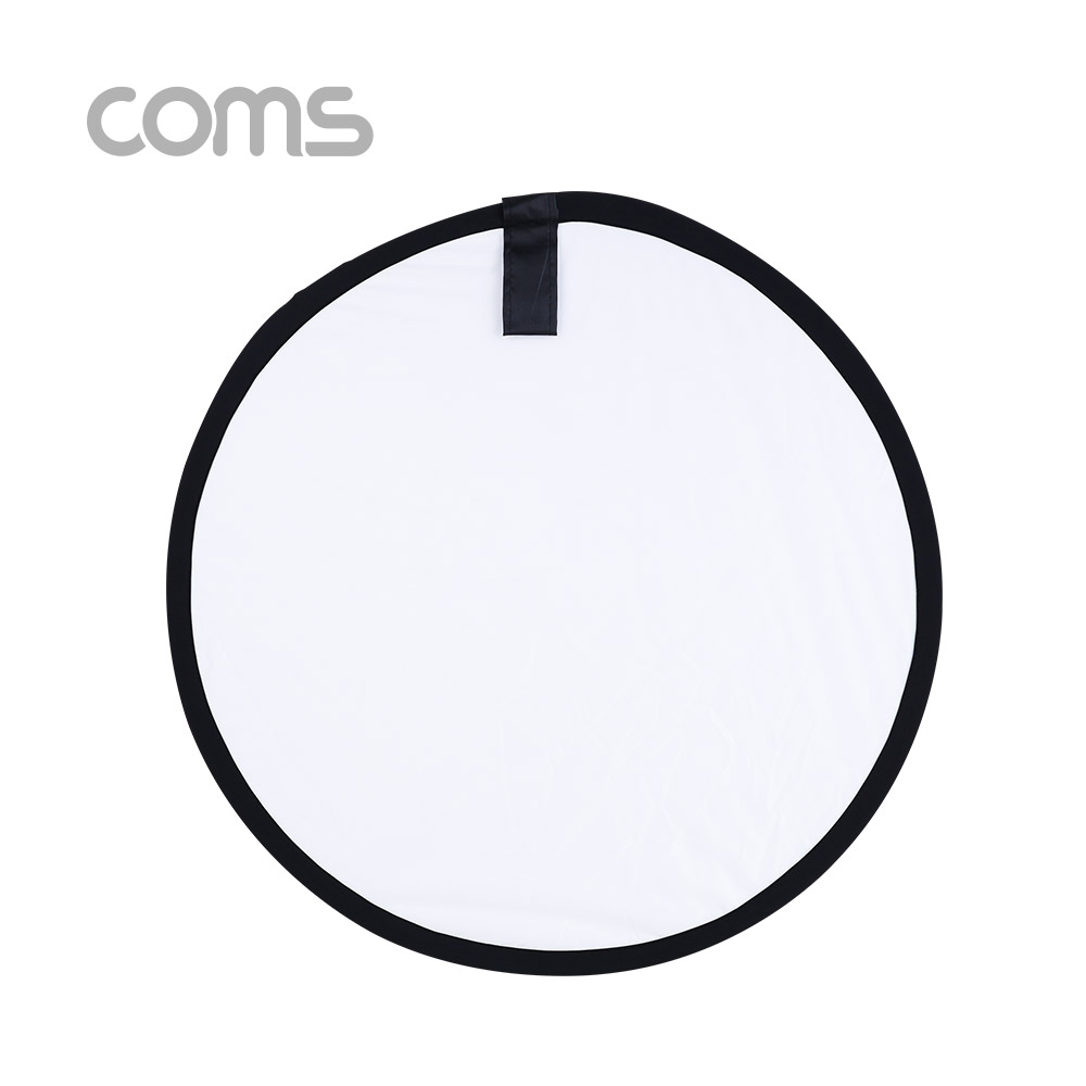 Coms 휴대용 반사판 (야외촬영) 2color (Silver/White) / 원형 / 60x60