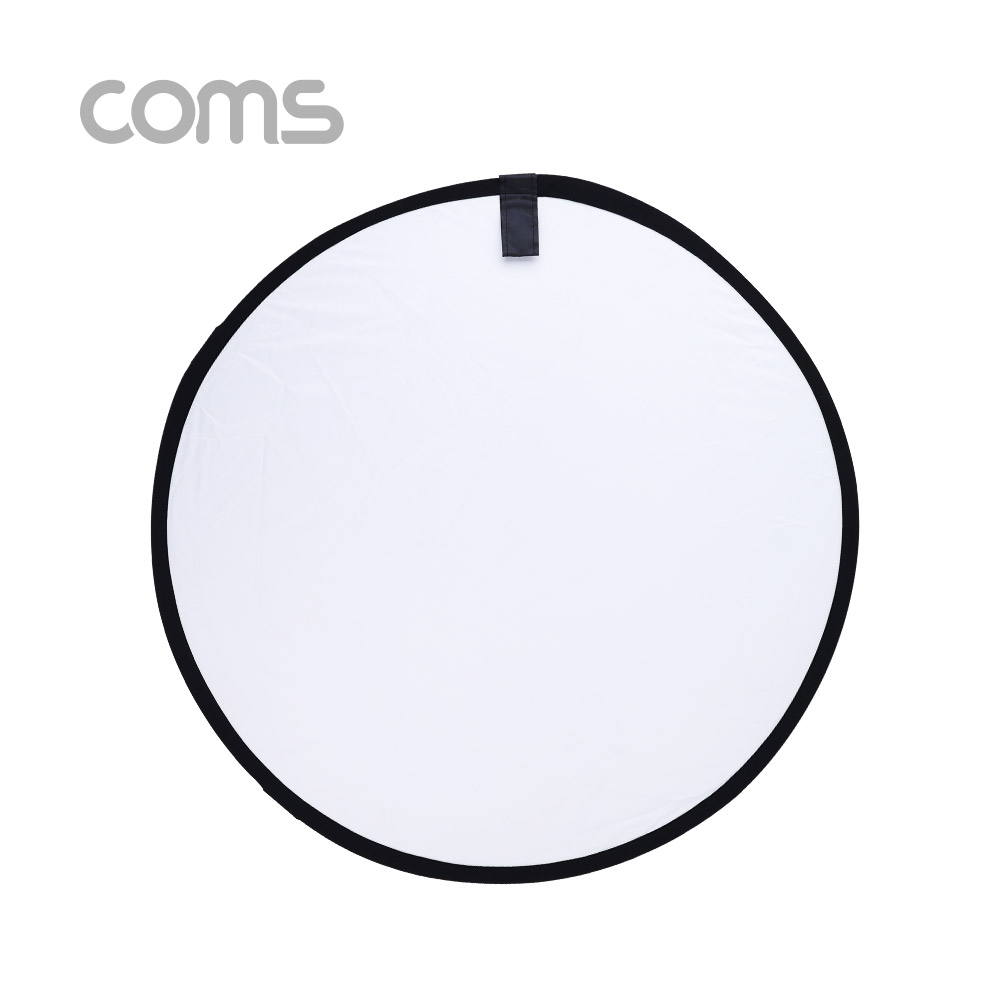 Coms 휴대용 반사판 (야외촬영) 2color (Silver/White) / 원형 / 80x80