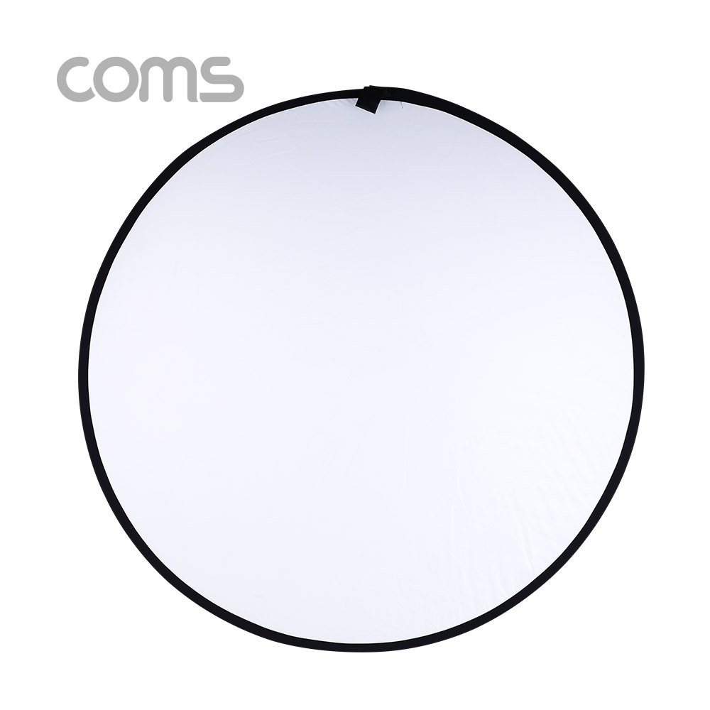 Coms 휴대용 반사판 (야외촬영) 2color (Silver/White) / 원형 / 110x110