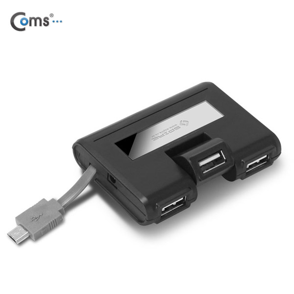 SPIRE 스마트폰 OTG 카드리더기+3P 허브, SP-MH500,(PC 연결용 변환 케이