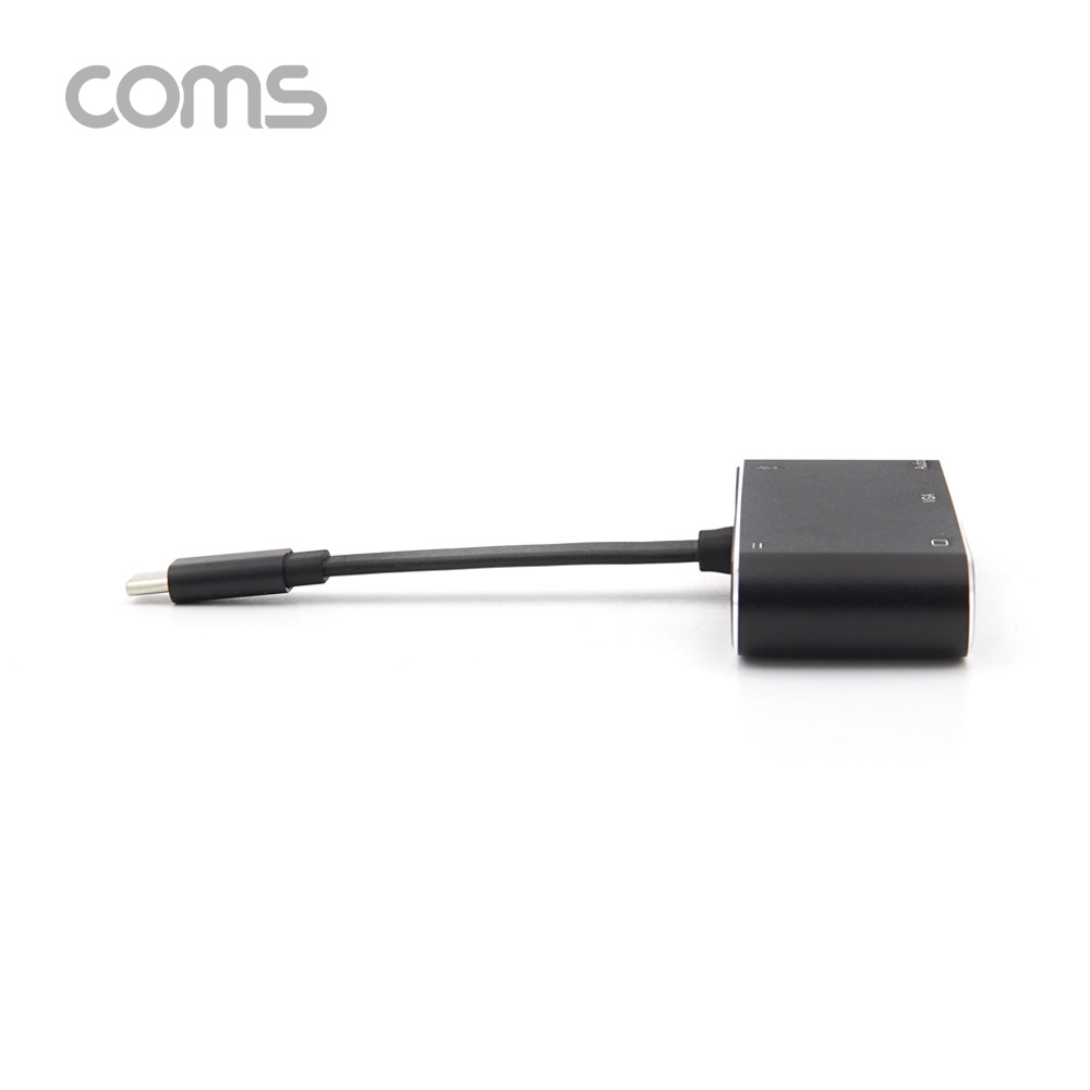 Coms USB 3.1(Type C) 5 in 1 멀티 컨버터 / HDMI/VGA/USB 3.0/Audio/PD