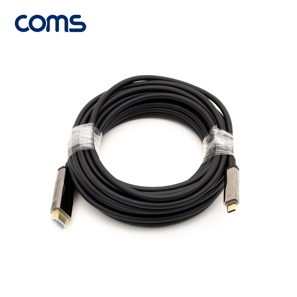 Coms USB 3.1 Type C to HDMI 2.0 AOC 리피터 케이블 10M / 4K@60Hz