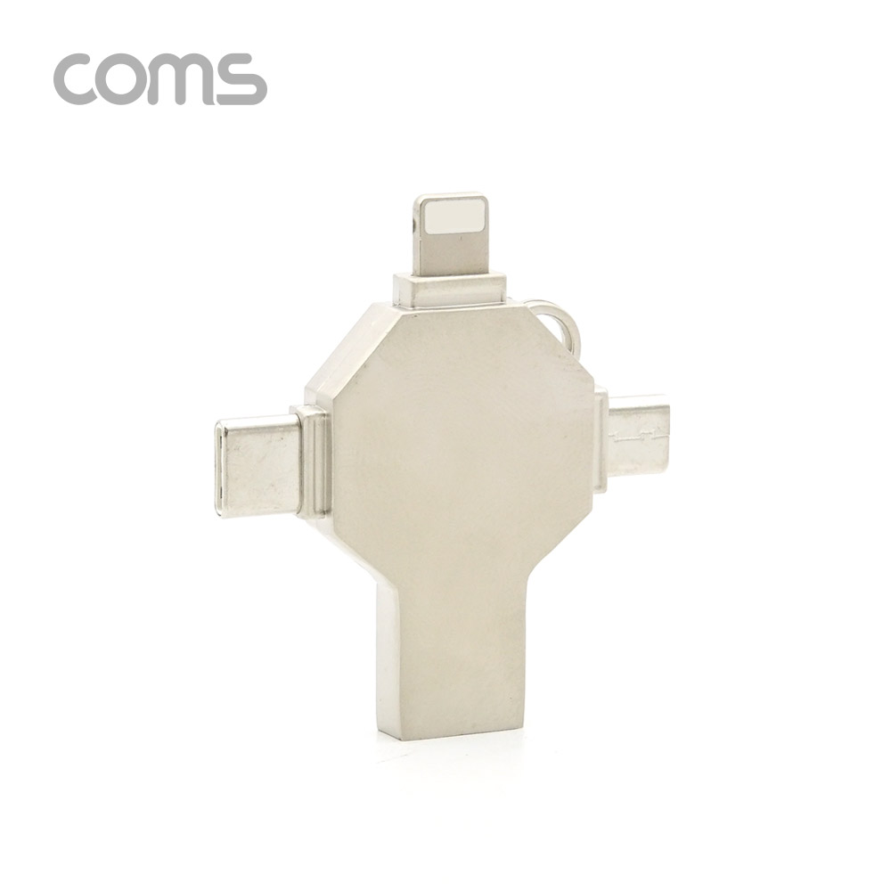 Coms USB OTG 메모리(4 in 1) / USB 3.1(Type C)/Micro 5P/8P / 128GB
