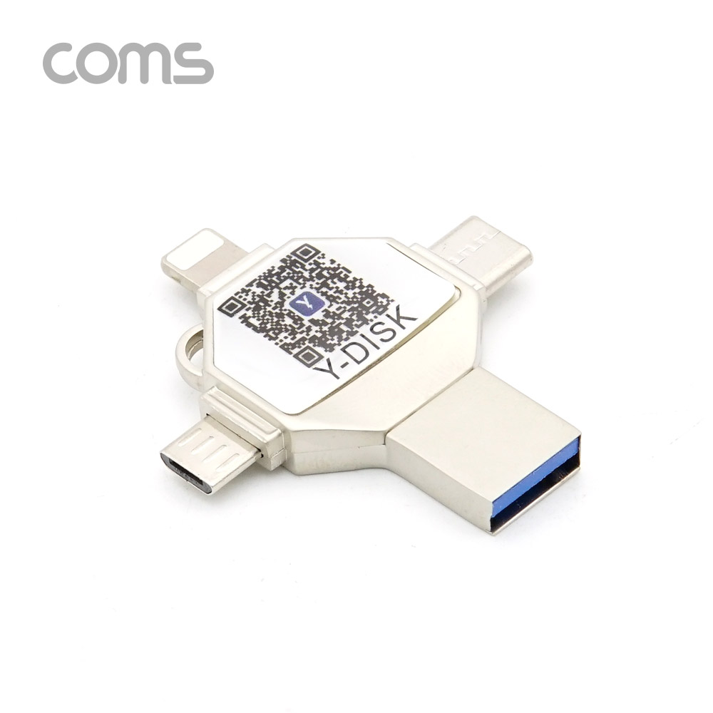 Coms USB OTG 메모리(4 in 1) / USB 3.1(Type C)/Micro 5P/8P / 128GB