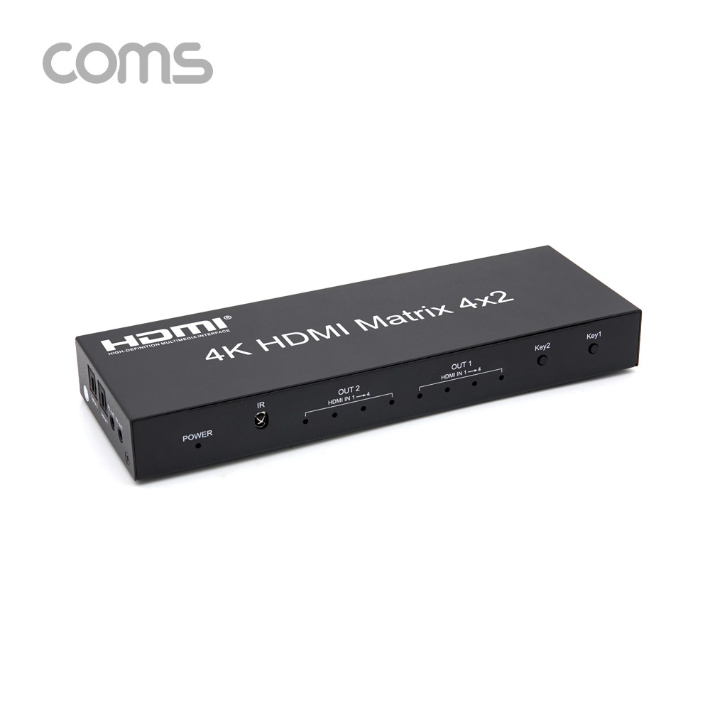 Coms HDMI 선택기(4:2) 4K / HDMI 1.4 / HDCP 2.2 / EDID