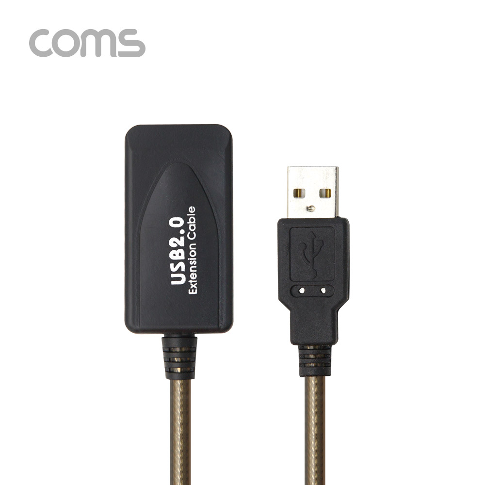 Coms USB 2.0 리피터(무전원) / 연장 케이블 / Active Extension Cable / 5M