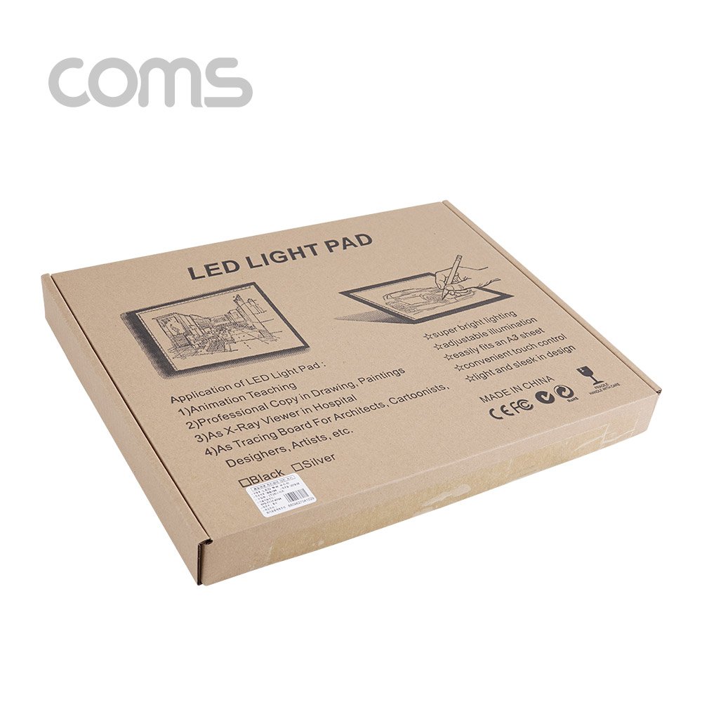 Coms A3 사이즈 LED 형광 보드판 / 라이트 박스(라이트 패드) / 애니메이션 원화(작화)