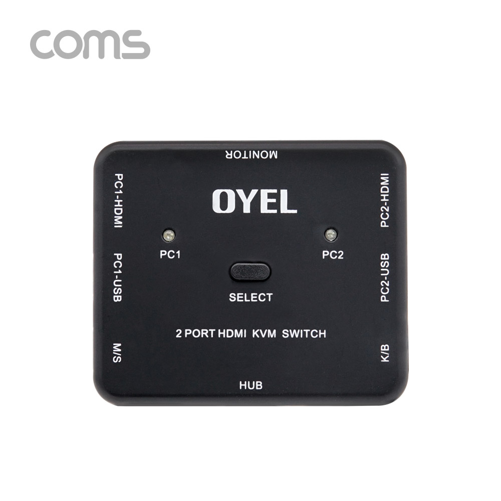 Coms 2포트 HDMI KVM 스위치(2:1)