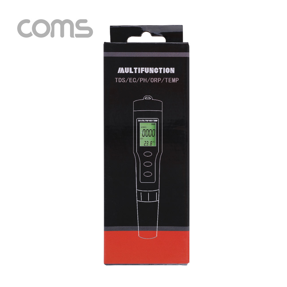 Coms 수질 농도 테스터기 / 측정기(PH/TDS/EC/온도 측정)