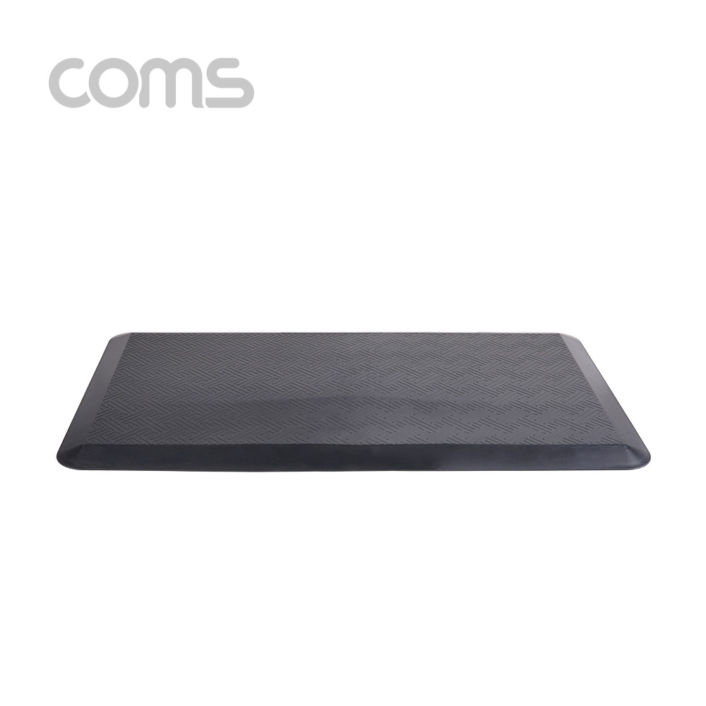 Coms 발 매트(바닥) / 충격 흡수, 검정 88.5 x 49.5 x 2cm