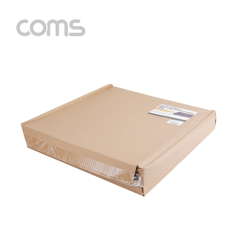 Coms 발 매트(바닥) / 충격 흡수, 검정 88.5 x 49.5 x 2cm