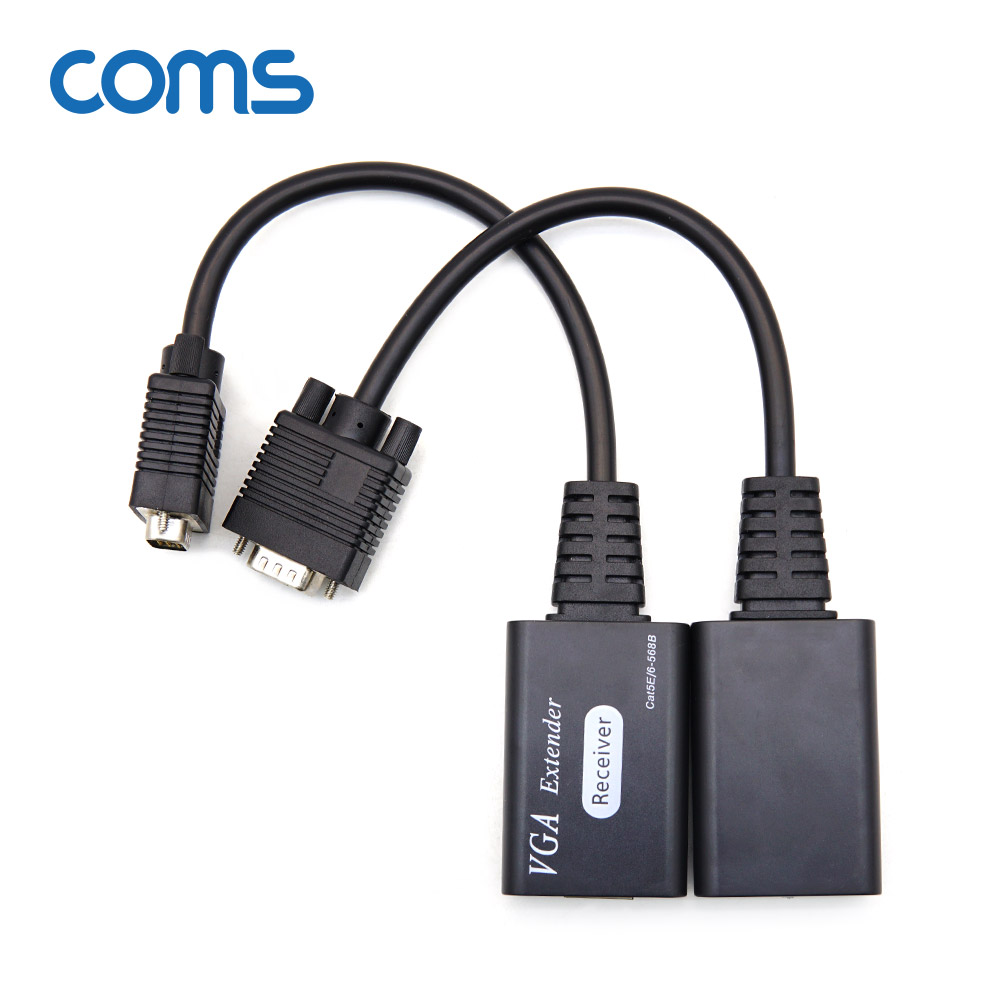 Coms VGA to RJ45 신호변환기 / 1선