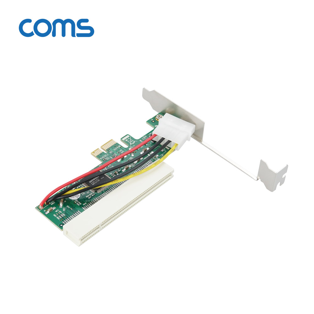 Coms PCI Express 변환 아답터, PCIe to PCI 브라켓형, ASM1083 칩셋