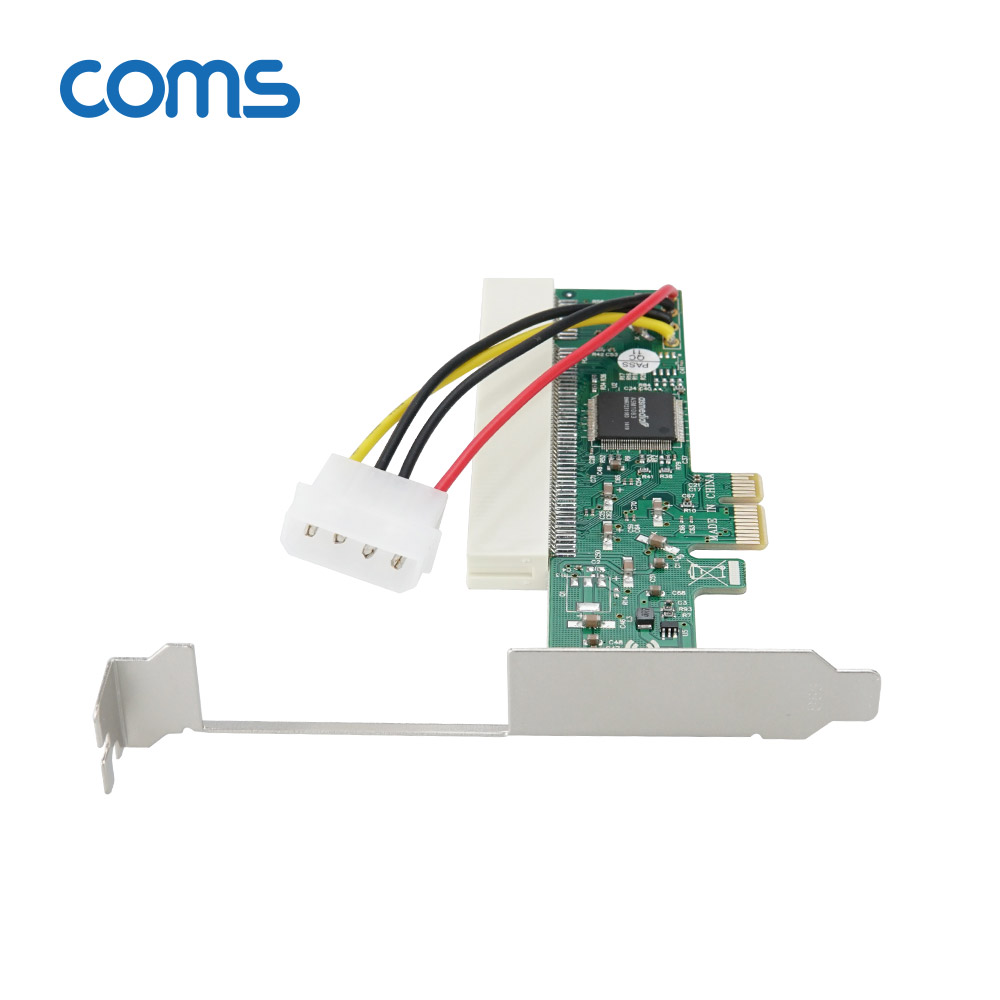 Coms PCI Express 변환 아답터, PCIe to PCI 브라켓형, ASM1083 칩셋