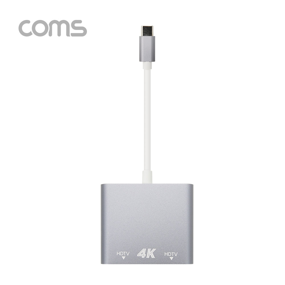 Coms USB 3.1 Type C to HDMI 듀얼 컨버터 / Type C to HDMIx2
