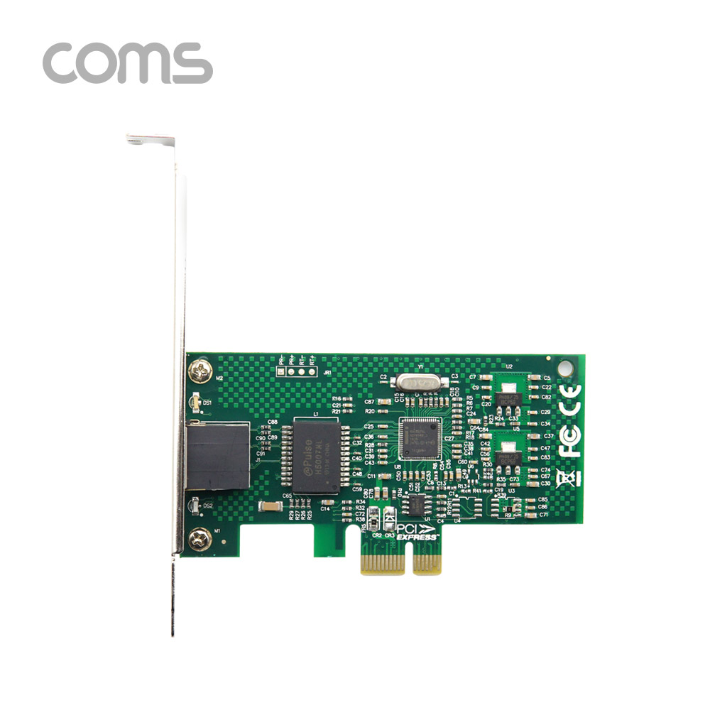 Coms 랜카드 (기가비트) PCIe 타입 / RJ45 1포트 / 10/100/1000Mbps / Intel 82574