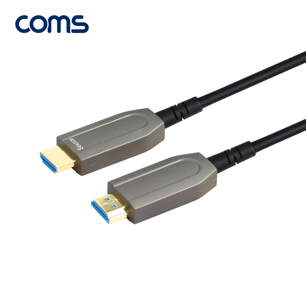 Coms HDMI 2.1 리피터 광케이블 50M / 8K@60Hz, 최대4K@120Hz