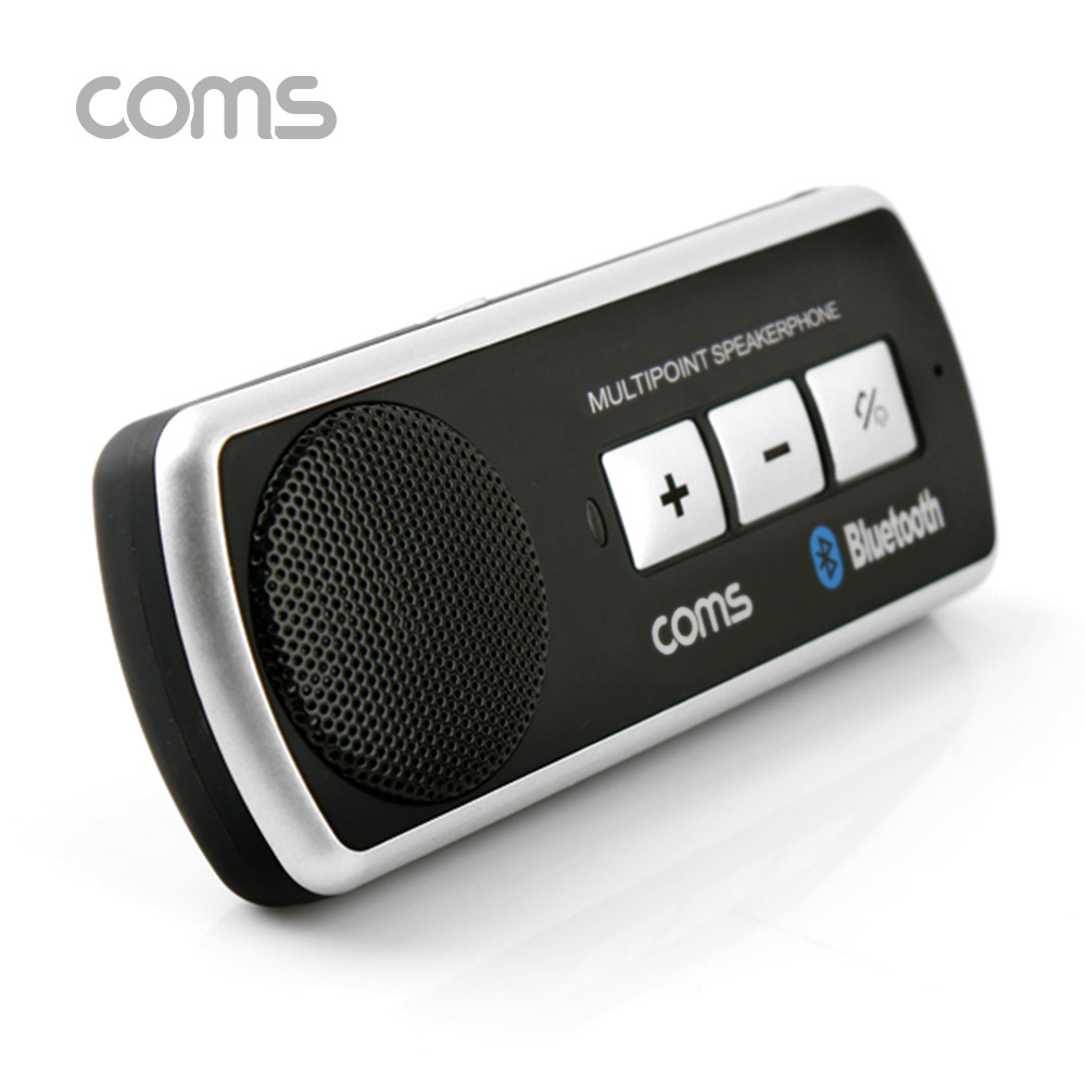 Coms 차량용 블루투스 핸즈프리 스피커 (NFC기능 / 멀티페어링 / 블루투스3.0)