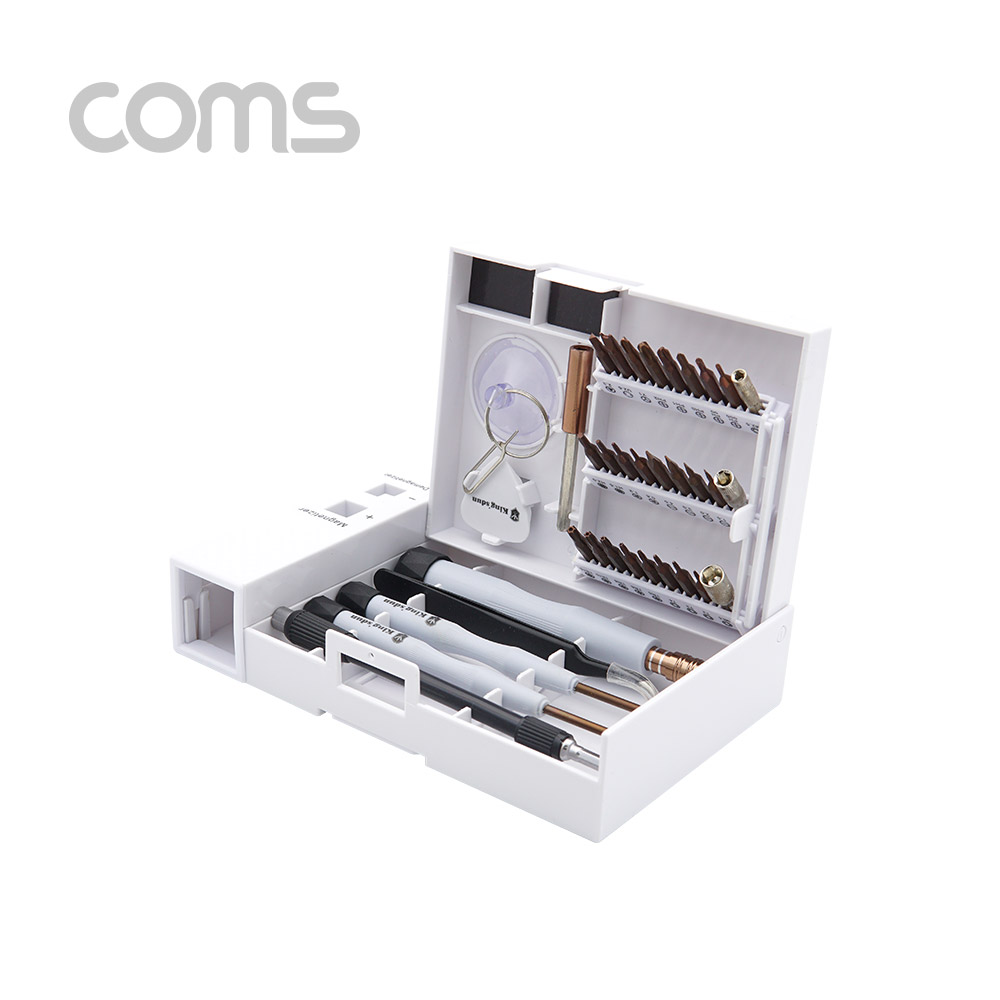 Coms 41in1 다용도 멀티 공구 세트(27pcs 드라이버 비트) - 자화/소자기