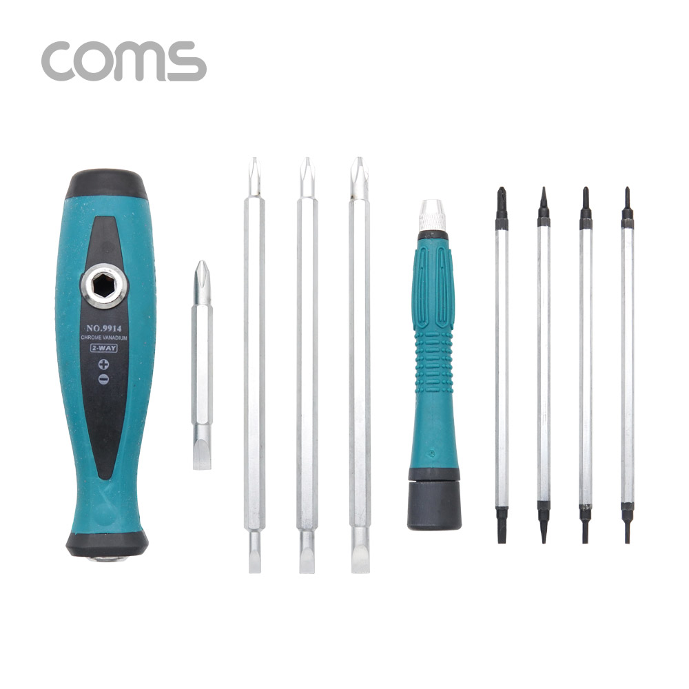 Coms 공구-드라이버 세트 10 in 1 / 휴대용