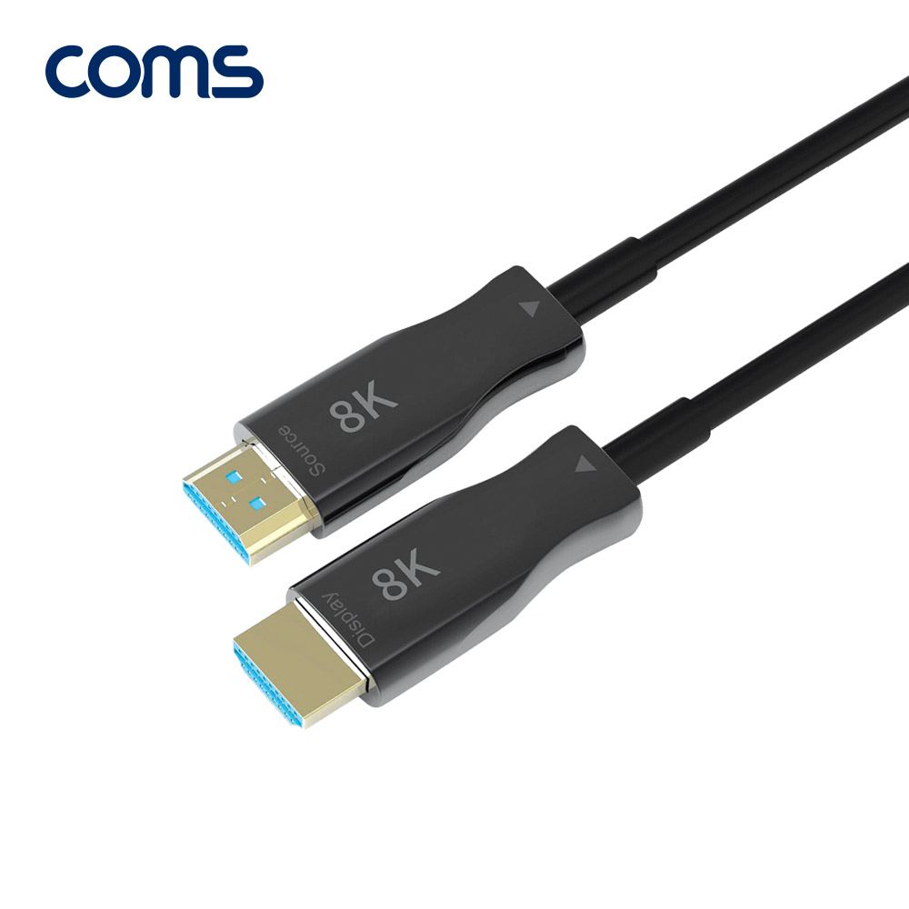 Coms HDMI 2.1 AOC 리피터 광케이블 10M / 8K@60Hz, 최대4K@120Hz