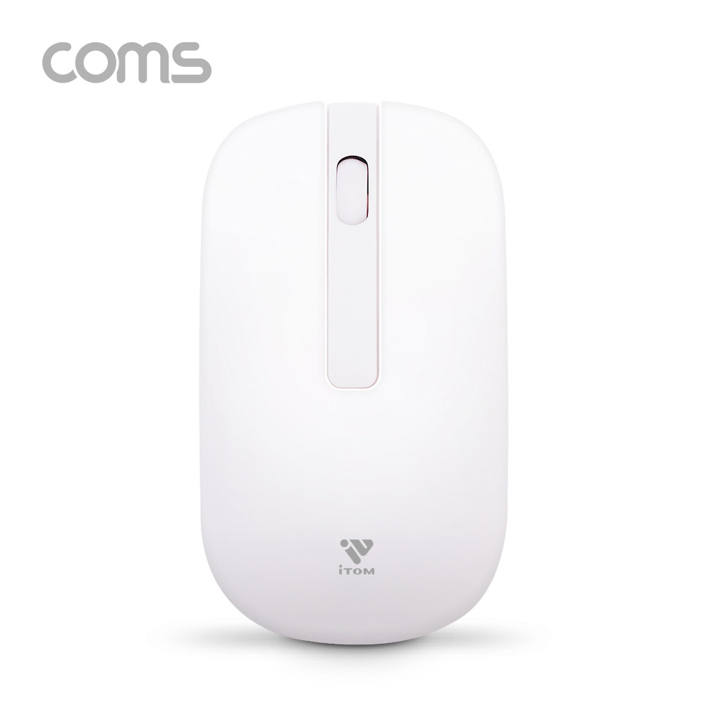 Coms iTOM 무소음 마우스 M1 White