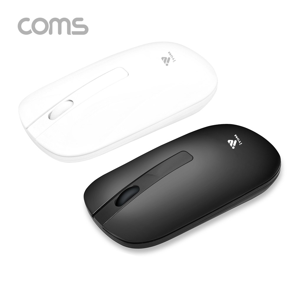 Coms iTOM 무소음 마우스 M1 White
