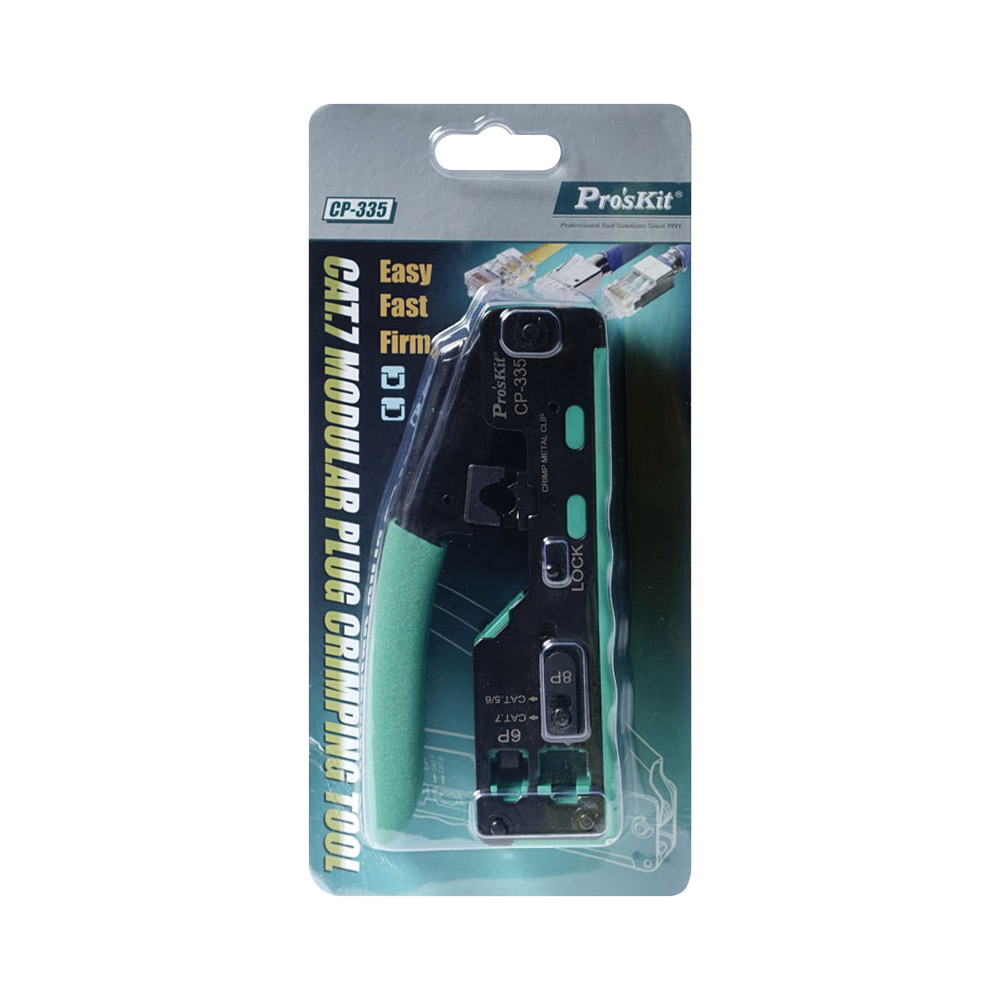 PROKIT CAT.7 모듈 클림핑 툴 RJ45, RJ11/RJ12