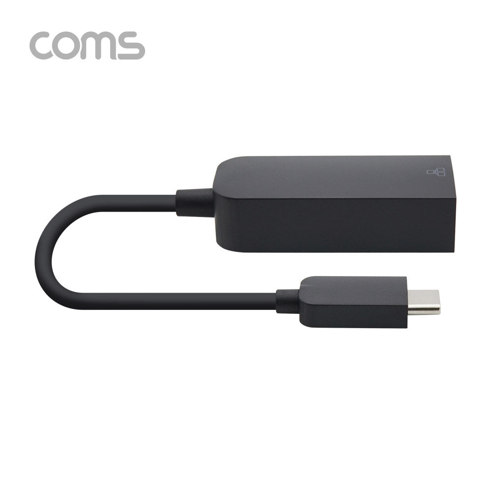 Coms Type C 컨버터(RJ45) Giga(100/1000Mbps) / Type C to 이더넷