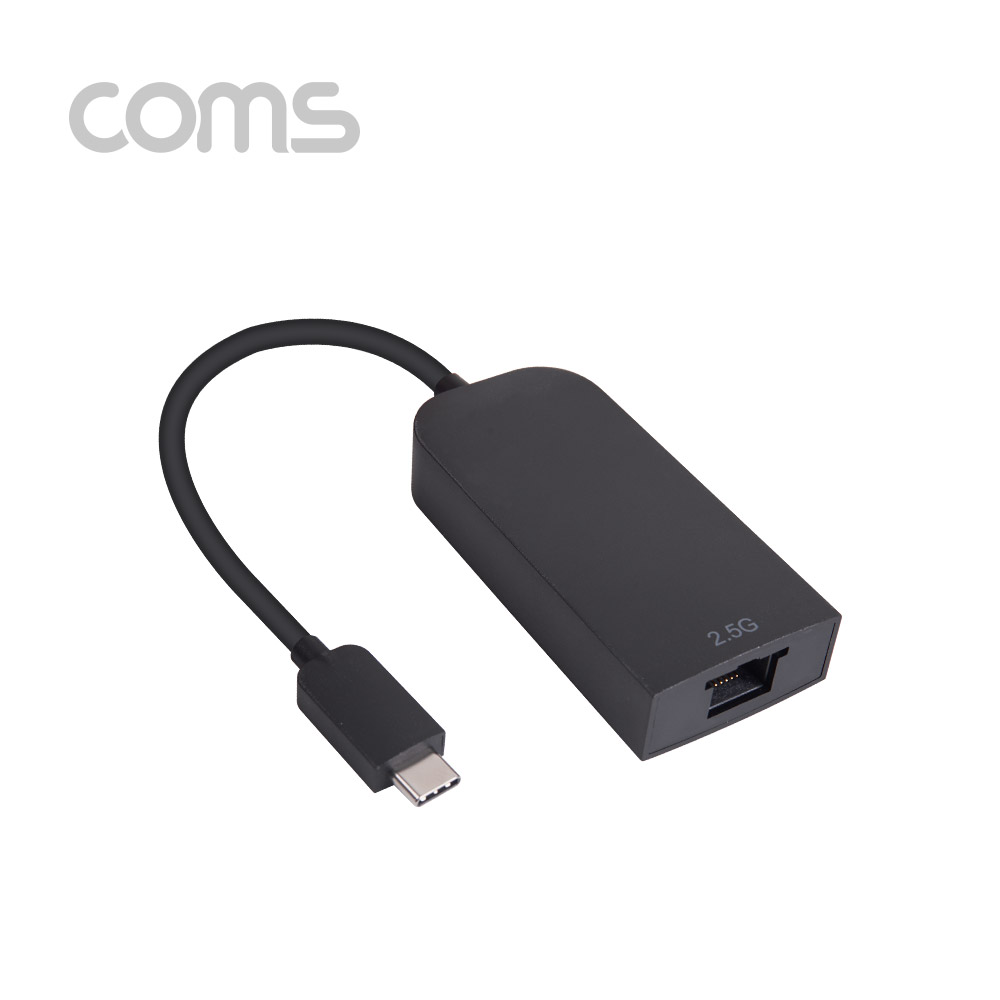 Coms USB 3.1(Type C) 컨버터(RJ45) 2.5G Ethernet Adapter