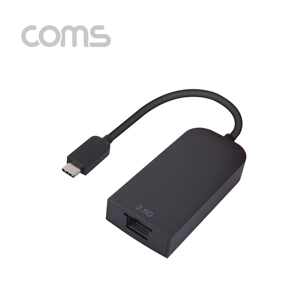 Coms USB 3.1(Type C) 컨버터(RJ45) 2.5G Ethernet Adapter