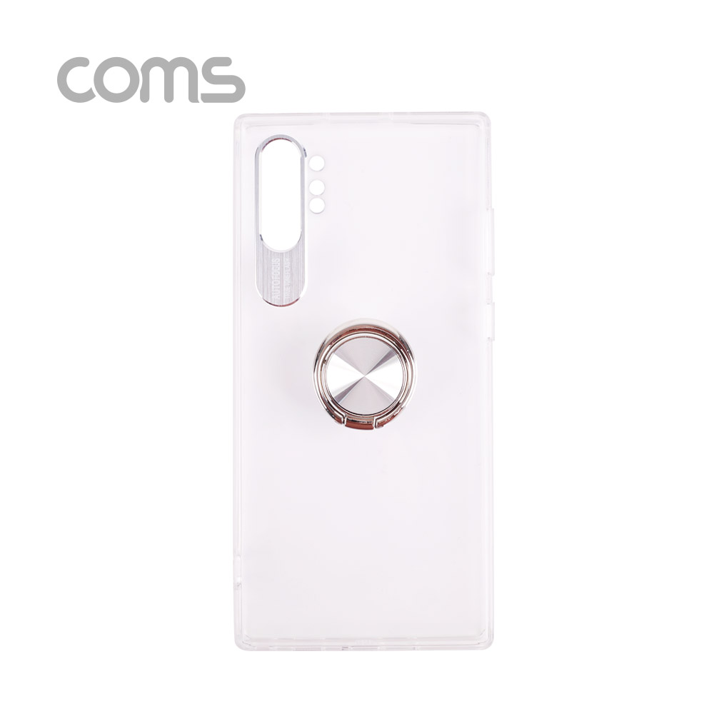 Coms 스마트폰 케이스 ( 투명 / 핑거링 ) / 갤노트10 P