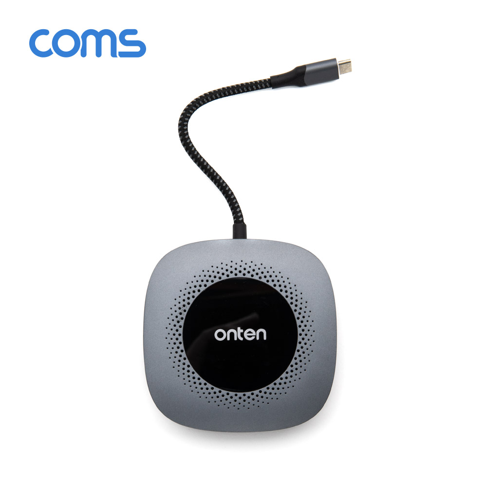Coms USB 3.1 Type C 멀티 도킹/허브 (USB-C to LAN RJ45, HDMI, USB 3.0, PD충전)