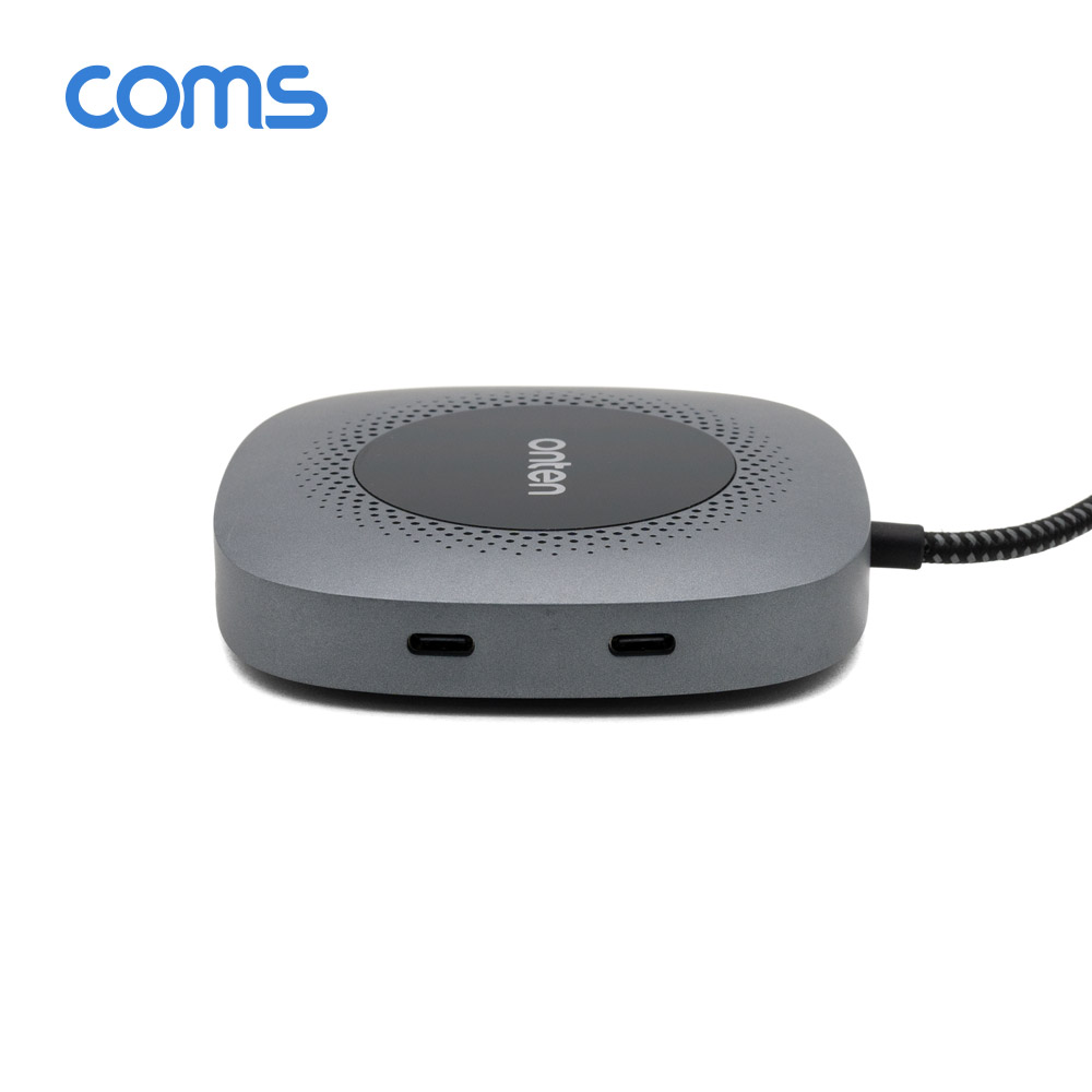 Coms USB 3.1 Type C 멀티 도킹/허브 (USB-C to LAN RJ45, HDMI, USB 3.0, PD충전)
