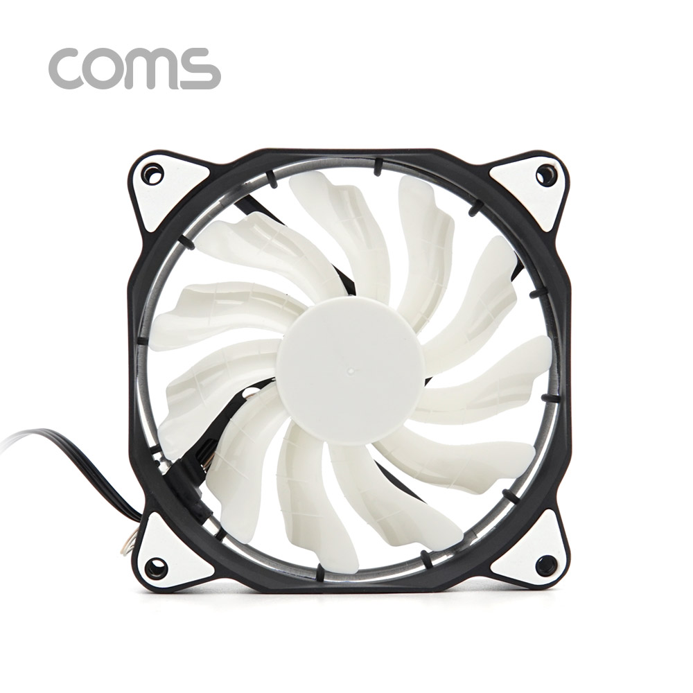 Coms 쿨러 케이스용 CASE / 120mm / White LED / Cooler