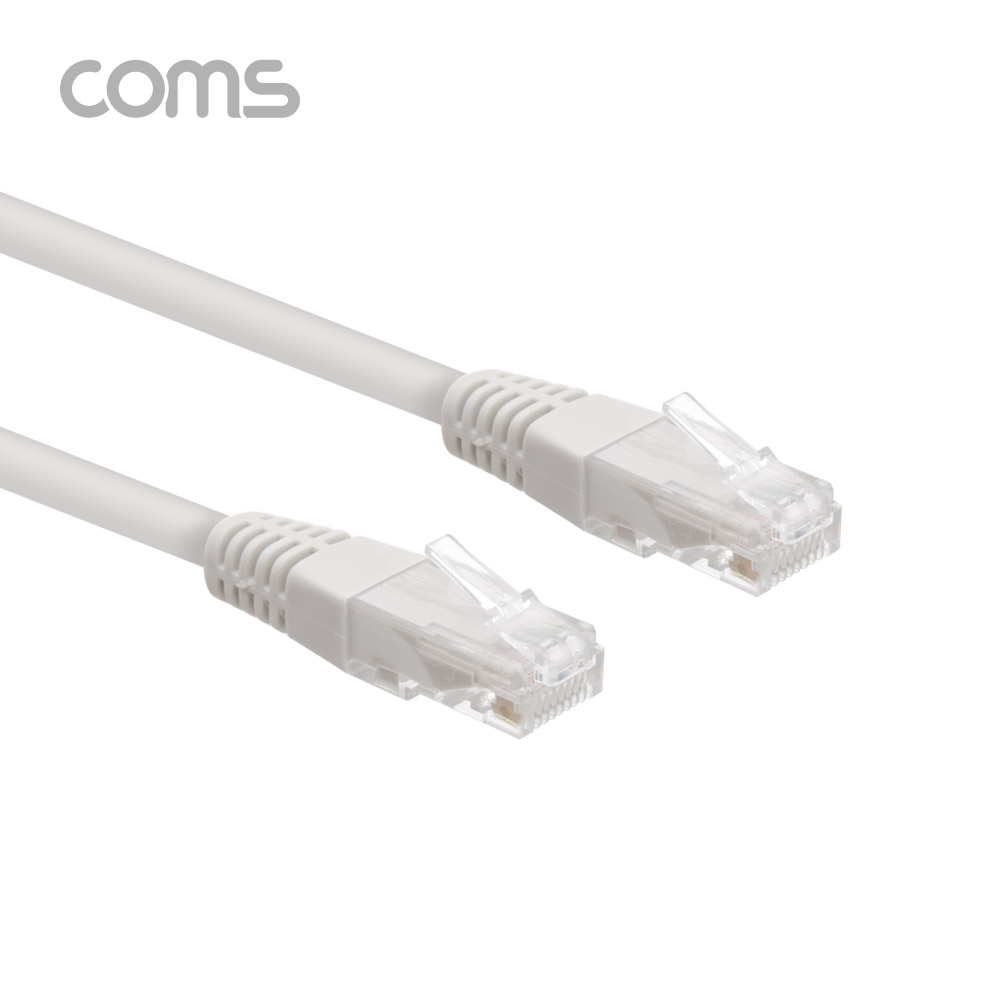 Coms 랜케이블(Direct/Cat 6) / 회색 / 1000Mbps LC / 고급포장 / 2M