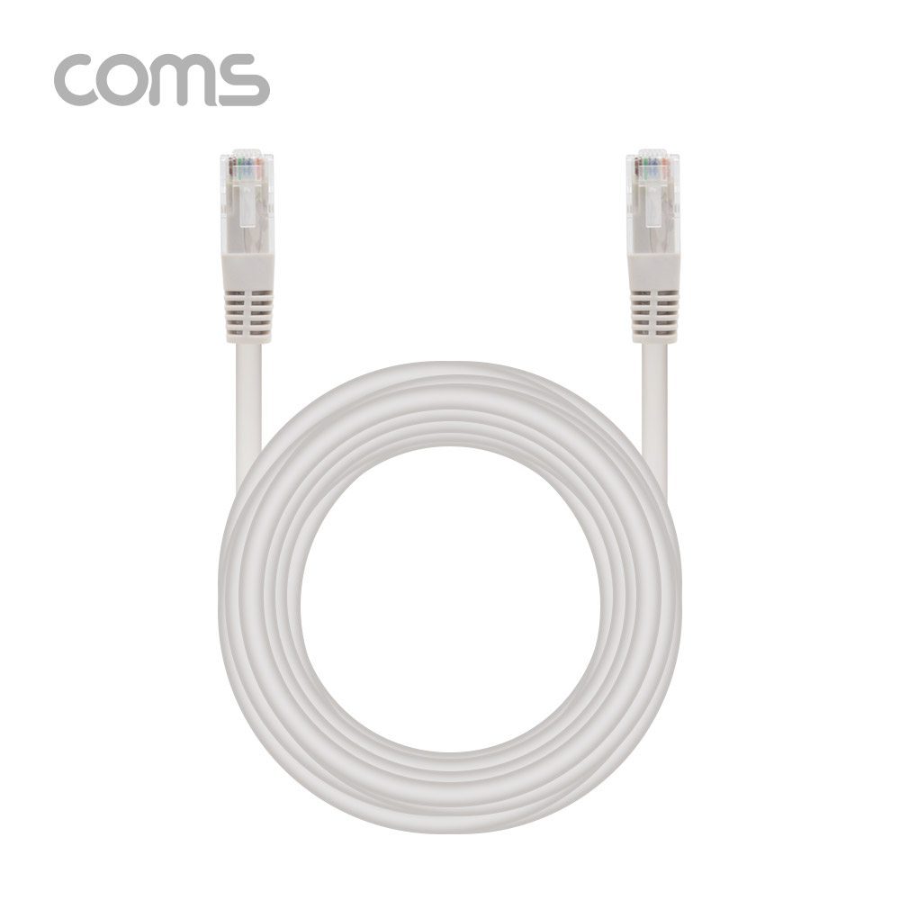 Coms 랜케이블(Direct/Cat 6) / 회색 / 1000Mbps LC / 고급포장 / 15M