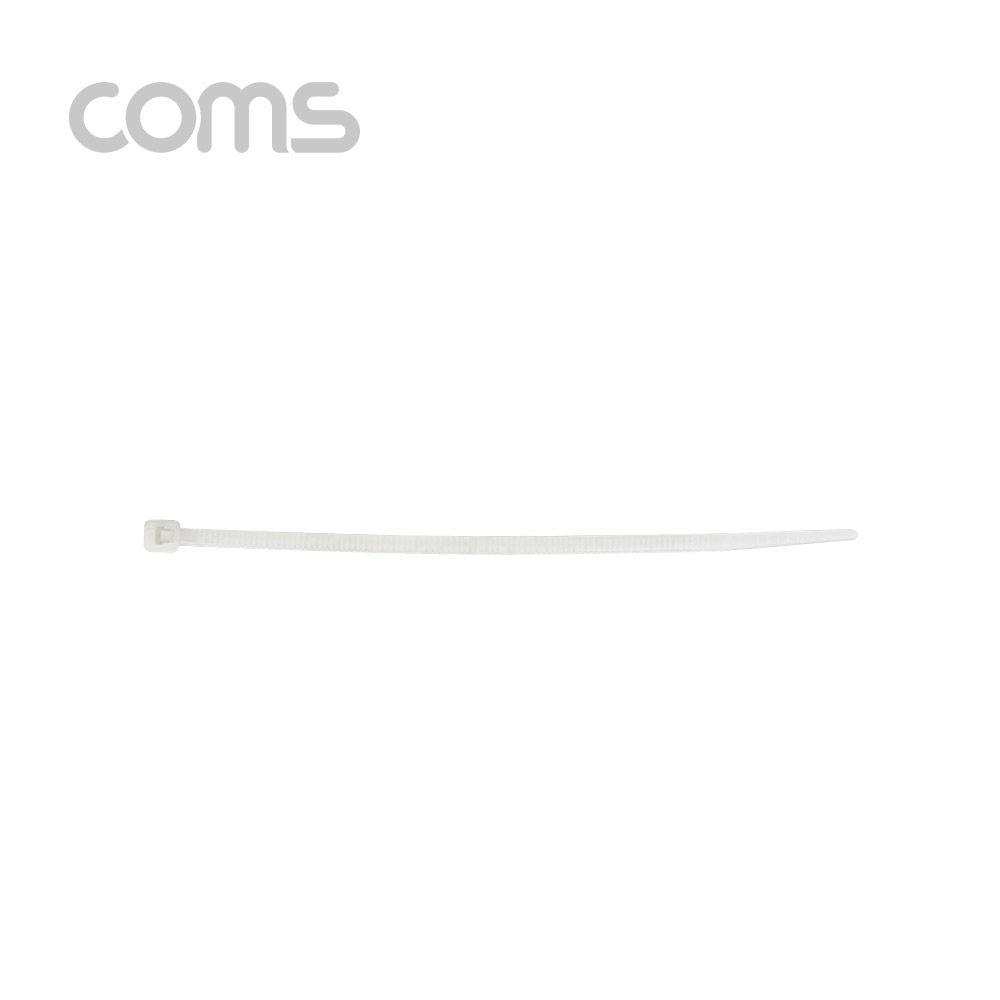 Coms 케이블 타이(1봉)소 흰색 - 동아 100*2.5mm, 1000PCS