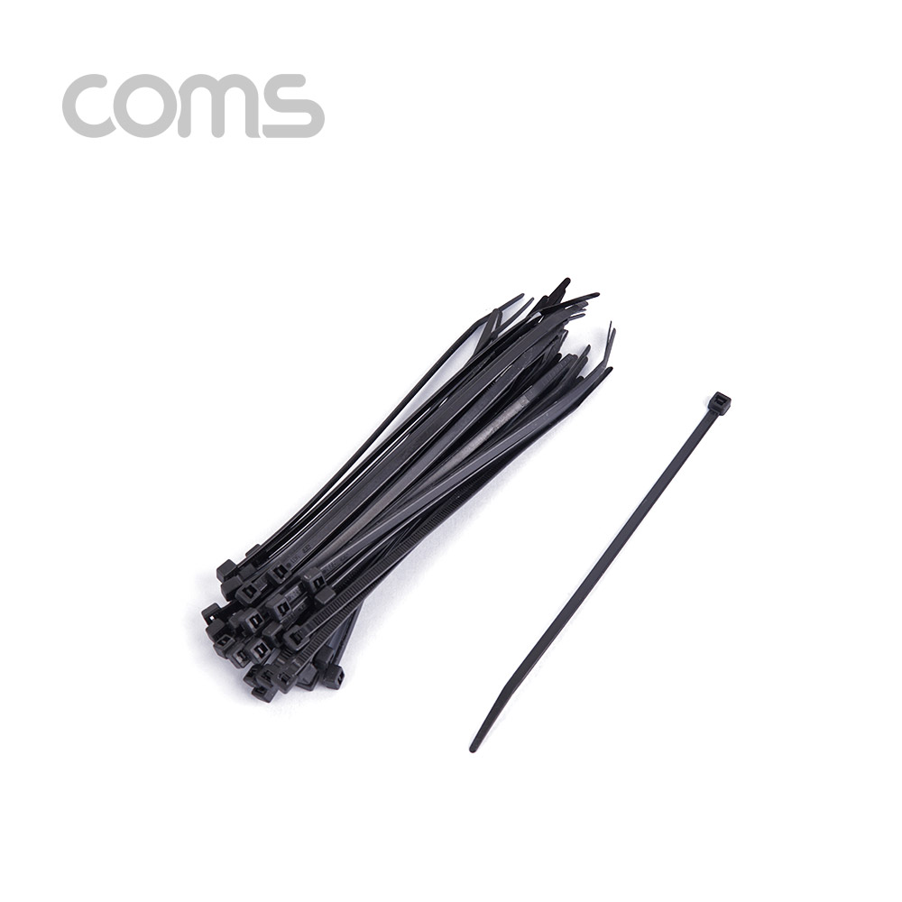Coms 케이블 타이(1봉)중 검정 - 동아 140*3.6mm, 1000PCS