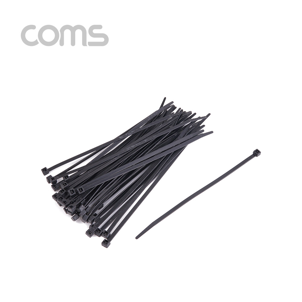 Coms 케이블 타이(1봉)대 검정 - 동아 200*4.8mm, 1000PCS