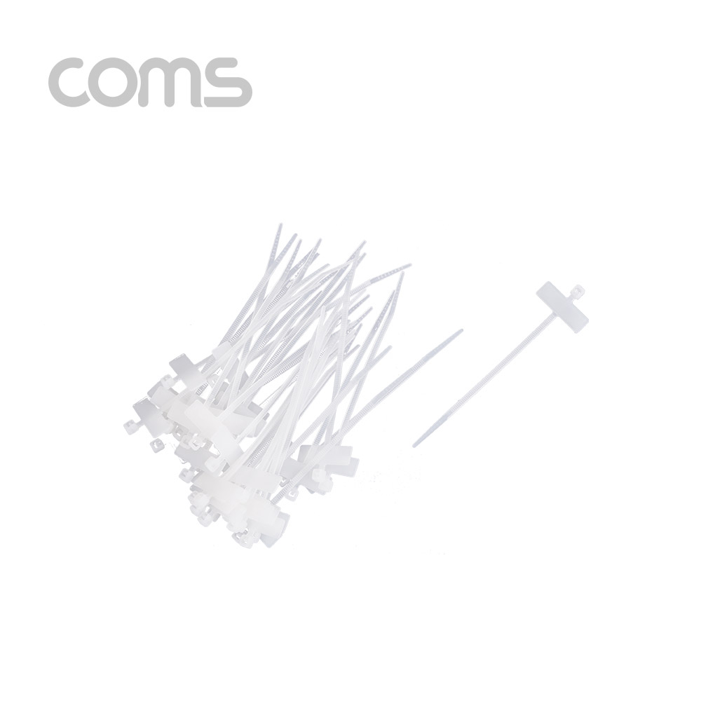 Coms 케이블 타이(1봉)마크타이 소 - 동아 100mm, 1000PCS