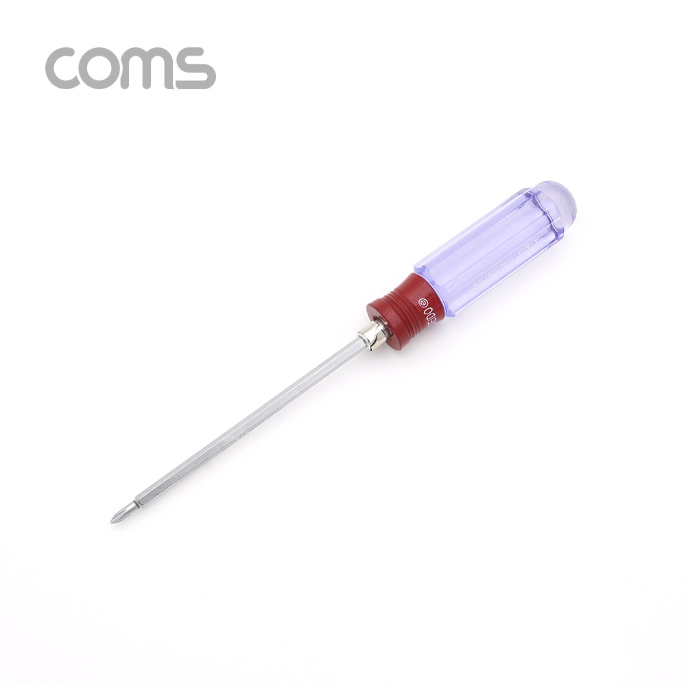 Coms 양날 아크릴 드라이버 (소) / 일자형, 십자형 / 4x4 / 100mm