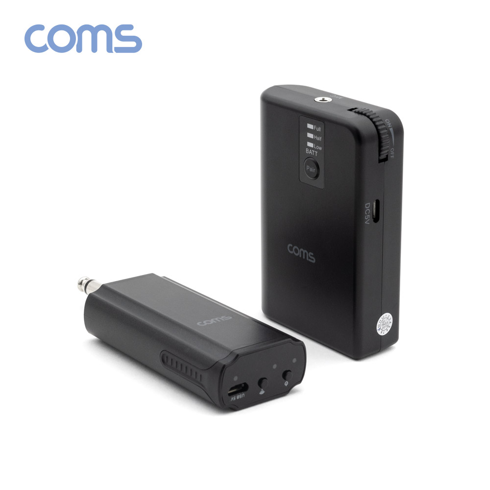 Coms 듀얼 UHF 무선 헤드셋 마이크 + 핀 마이크 송수신기 세트(마이크 2대 동시사용)