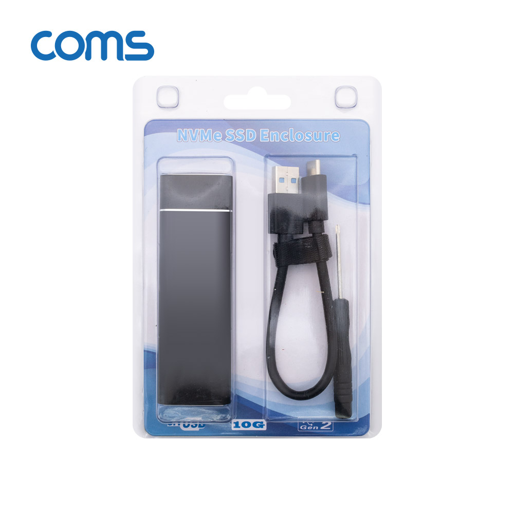 Coms Type C to M.2 NVMe SSD 외장케이스