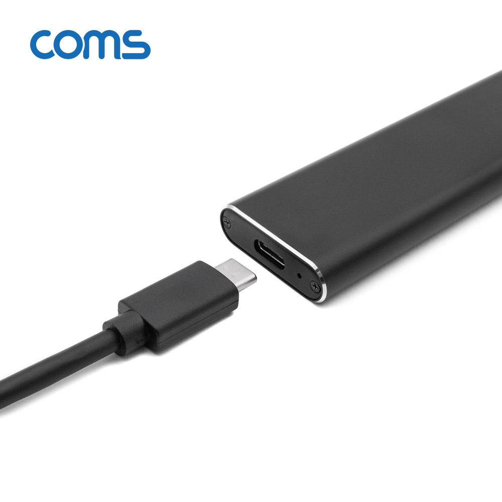 Coms Type-C M.2 NGFF SSD 외장케이스
