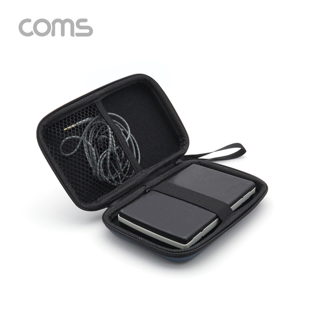 Coms 다용도 케이스 / 파우치 / 10 x 15 x 3.5cm / Black