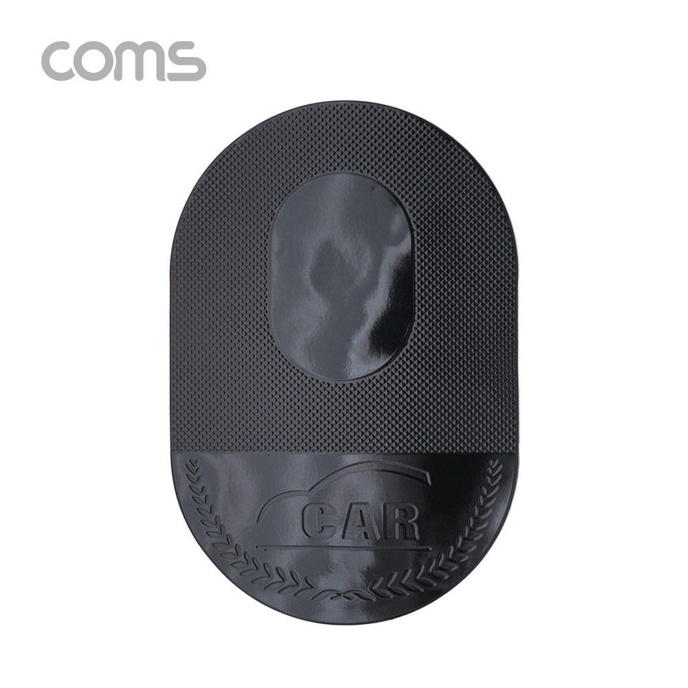 Coms 차량용 흡착패드(실리콘 점착식) / 거치대 / 대쉬보드거치 / 블랙