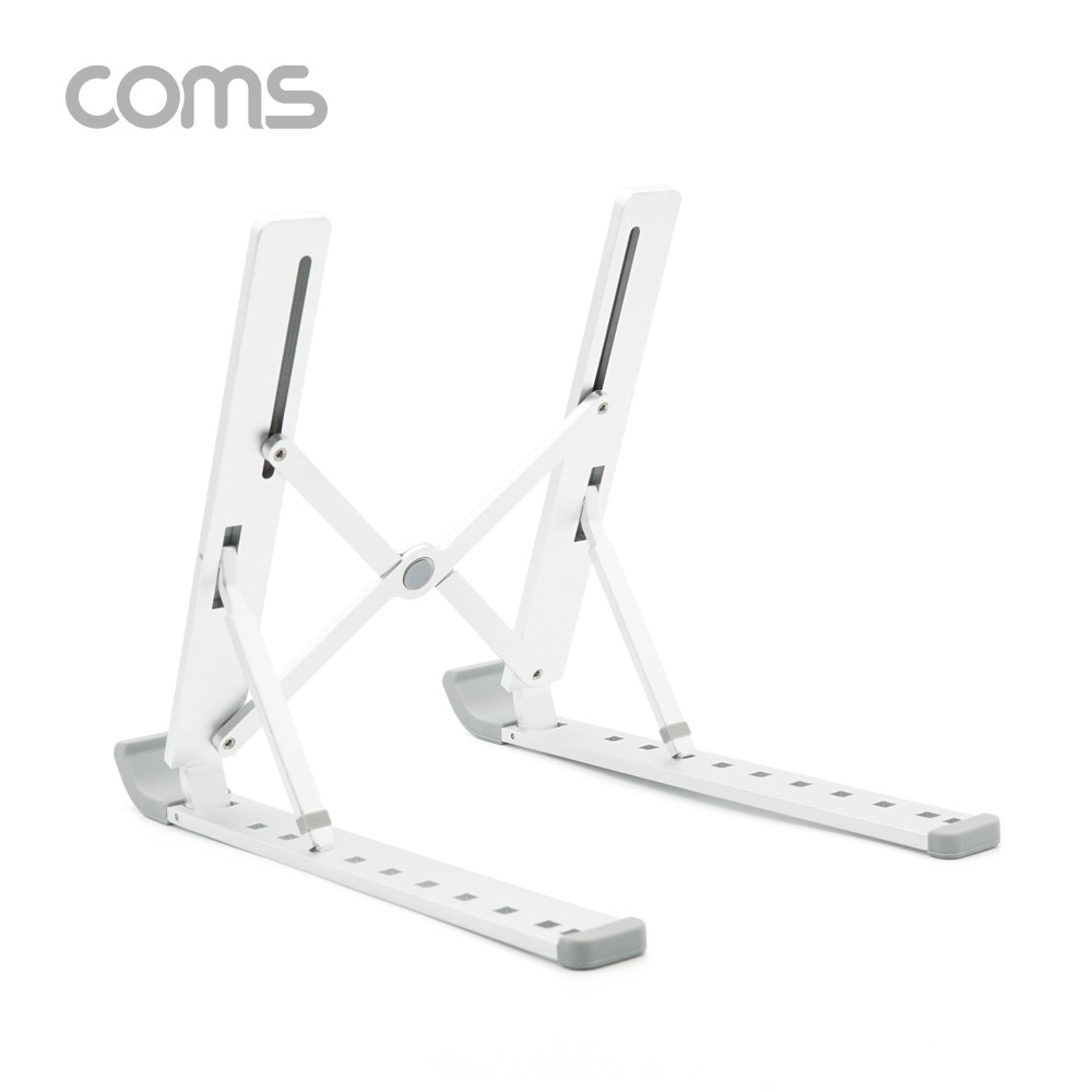 Coms 휴대용 접이식 노트북/태블릿 스탠드 / 거치대 / 탁상거치 / 알루미늄