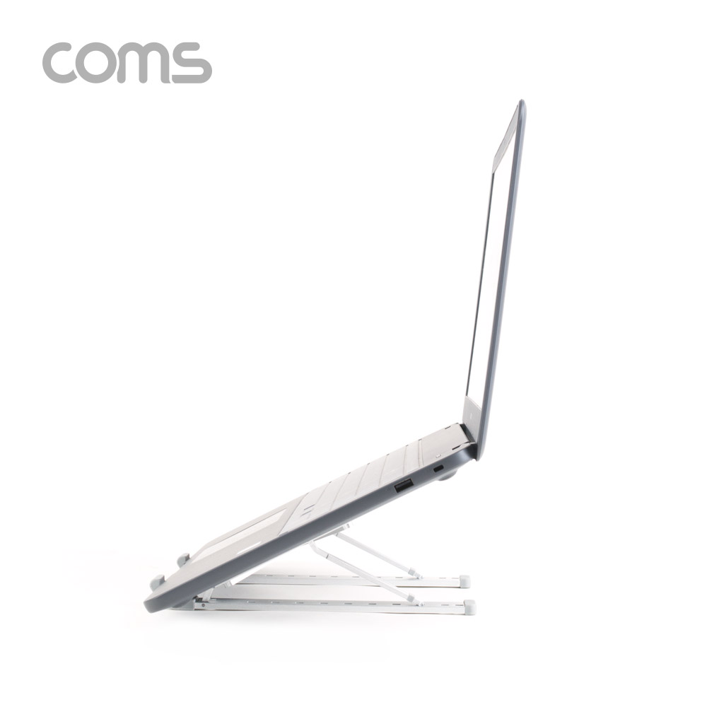 Coms 휴대용 접이식 노트북/태블릿 스탠드 / 거치대 / 탁상거치 / 알루미늄